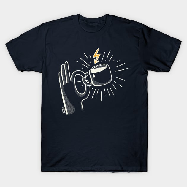 Coffee Jolt T-Shirt by Tania Tania